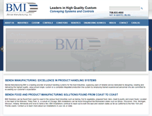 Tablet Screenshot of bendamanufacturing.com